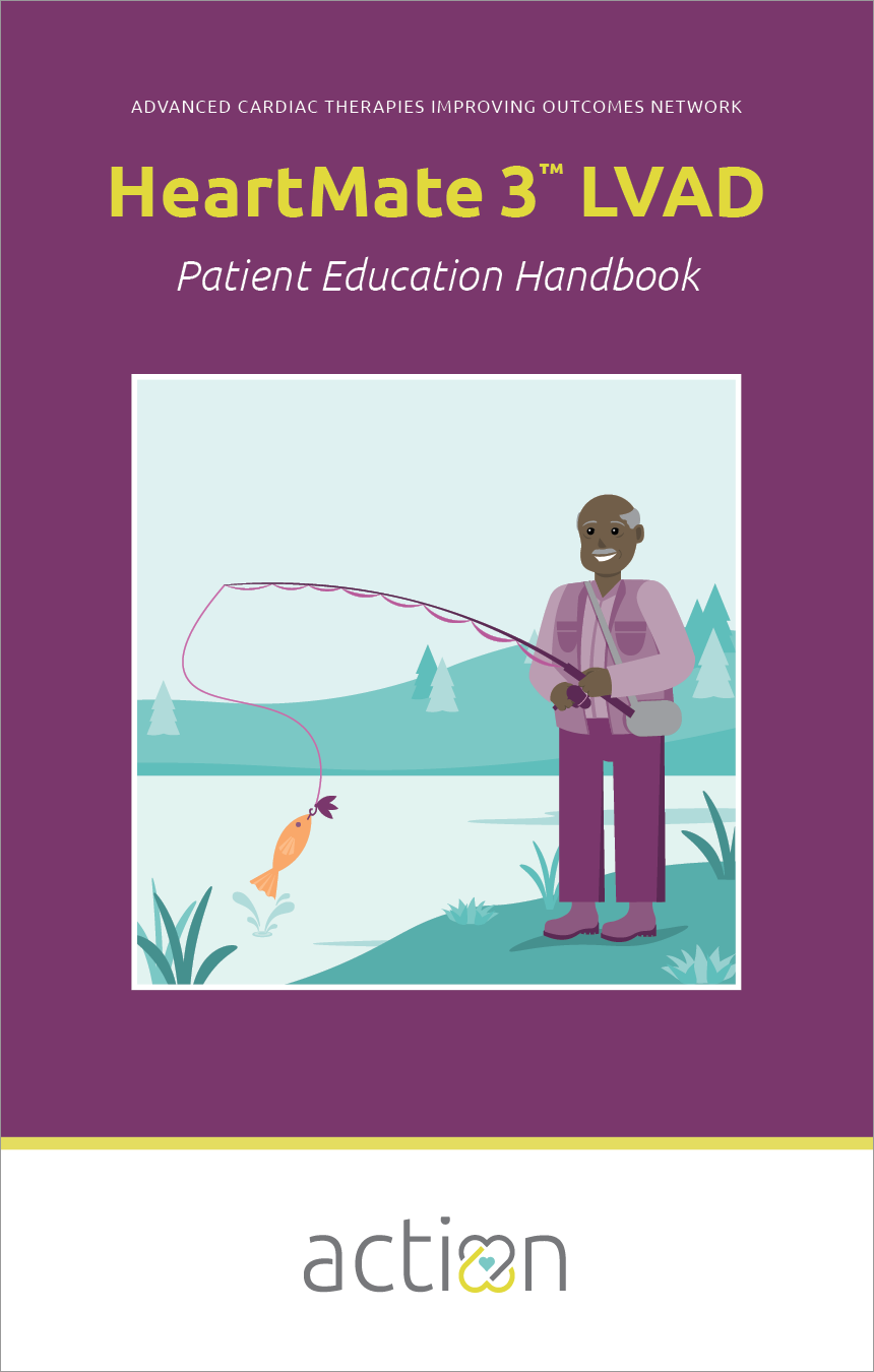 HeartMate 3TM LVAD Adult Patient Education Handbook Cover Image